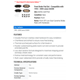 thumbnail image 2 of Front Brake Pad Set - Compatible with 1993 - 2005 GS300 1994 1995 1996 1997 1998 1999 2000 2001 2002 2003 2004, 2 of 2