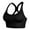 Black, variant on Wireless Push-Up Bras for Women Solid Color Soft Comfortable Gathering Enhance Lightweight Breathable Full Coverage Daily Wear Lingerie