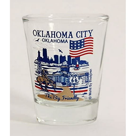 Oklahoma City Oklahoma Great American Cities Collection Shot Glass