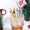 thumbnail image 4 of 1 pieza Feliz Navidad Acero inoxidable Oro Plata Alce Muñeco de nieve Santa Cuchara 2024 Año Nuevo Decoración navideña para el hogar 2023 Navidad, 4 of 5