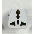 Teissuly EU Plug Schuko, Germany France Travel Power Adapter, Grounded
