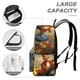 thumbnail image 4 of Winnie Pooh-theme Backpack, Campus style schoolbag Bookbag with Adjustable Shoulder Straps And Large Zip Compartment, Unisex Travel Bags.42x30x15cm, 4 of 6