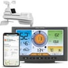 2023 AcuRite Iris (5-in-1) Home Weather Station with Wi-Fi Connection to Weather Underground with Temperature Humidity Wind Speed/Direction and Rainfall (01540M) Black