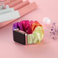 thumbnail image 3 of Correa de Scrunchie para Apple correa de 38mm o 40mm elástico de nylon solo bucle pulsera inteligente Iwatch 5 4 3 Se 6 7 (119mm-160mm) Feliz Sencillez, 3 of 5