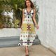 thumbnail image 5 of Vestido De Noche De Lujo Sin Mangas Para Mujer, Bohemian Pattern Vestido De Fiesta, 5 of 5