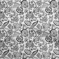 thumbnail image 1 of oneOone Polyester Spandex Black Fabric Jacobean Floral Craft Projects Decor Fabric Printed By The Yard 56 Inch Wide, 1 of 4