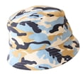 thumbnail image 1 of Seyurigaoka Kids Girls Boys Fashion Camouflage Bucket Hat Stylish Sun Cap, 1 of 7