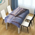 thumbnail image 7 of GZHJMY Lighthouse Square Tablecloth, Waterproof Stain Wrinkle Resistant Washable Polyester Table Cover for Picnic Dinner Holiday Kitchen Party Decor, 54 x 54 in Home Decor, 7 of 7