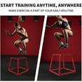 thumbnail image 4 of Plyometric Jump Box, Plyometric Platform and Jumping Agility Box, Fitness Exercise Step Up Box with Anti-Slip Surface for Home Gym Training, Conditioning Strength Training, 4 of 7