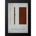 thumbnail image 2 of Jackson, Christian 11x14 Black Modern Framed Museum Art Print Titled - Three Little Pigs, 2 of 5