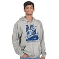 thumbnail image 5 of Kentucky Moon Retro State Shape Zip Up Hoodie Men's Women's Brisco Brands S, 5 of 6
