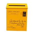 thumbnail image 4 of Cast Country House Mailbox Mail Box Yellow, 4 of 4