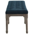 thumbnail image 3 of Modway Province French Vintage Upholstered Fabric Bench, 3 of 6