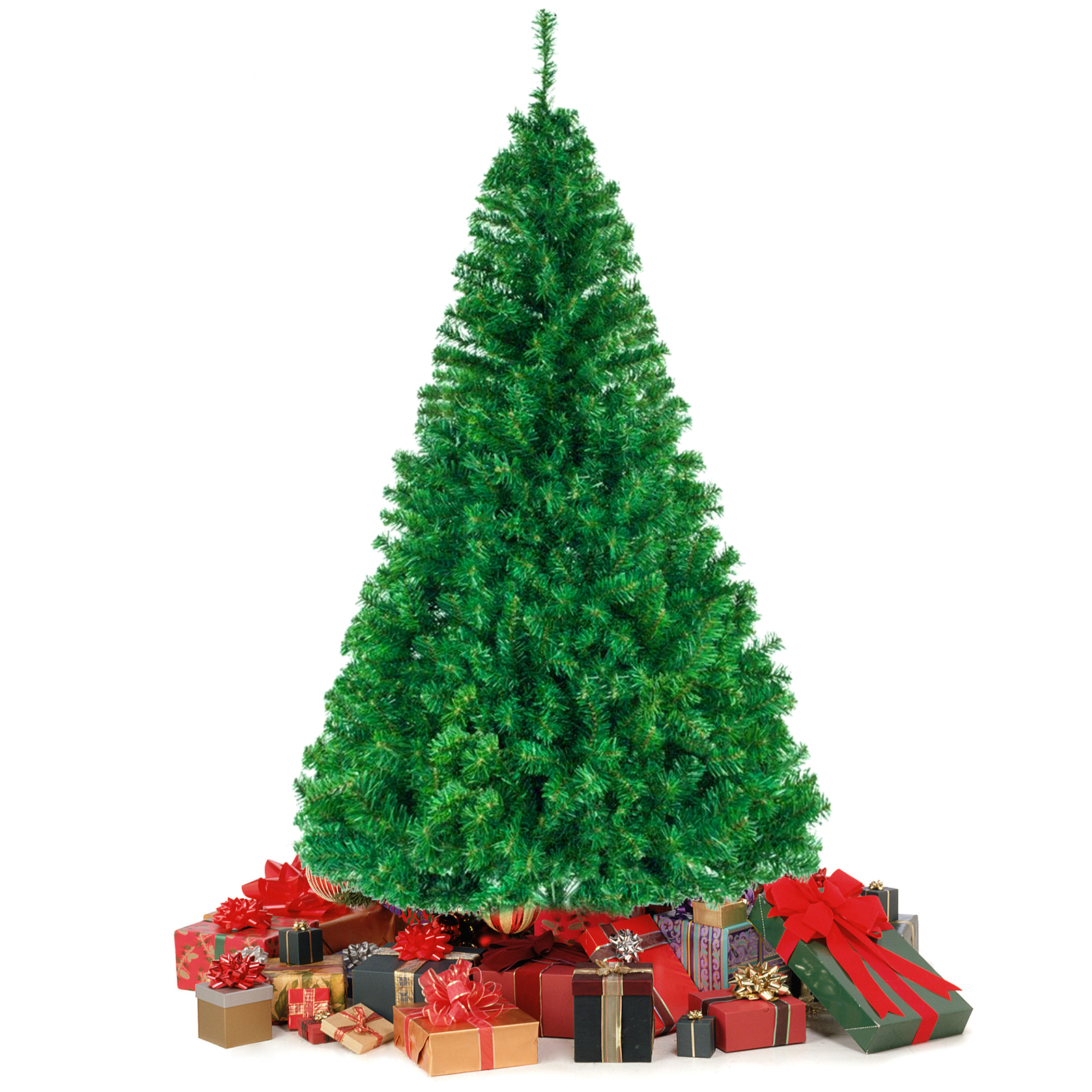 SYNGAR Artificial Christmas Trees, 8ft Christmas Tree Hinged Full ...