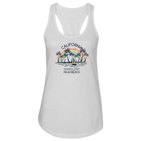 Palm Beach Wonderful Sunset Tank Women -Image by Shutterstock, Female Medium