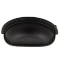 thumbnail image 2 of Estate Cup Cabinet Pull, 3 Inches, Matte Black by Stone Harbor Hardware, 2 of 2