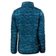 thumbnail image 3 of Women's Cutter & Buck  Navy Milwaukee Brewers City Connect Rainier PrimaLoft Eco Insulated Full-Zip Printed Puffer, 3 of 3