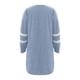 thumbnail image 5 of Cárdigan Umfun para mujer, liso, largo, tejido a rayas, con estampado, para vestidos, tops, ligero, de manga larga, con dobladillo alto y bajo, azul claro 2XL, 5 of 5