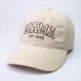 thumbnail image 2 of MAMA EST 2025 Embroidered Baseball Cap, Adjustable Snapback Hat for New Moms, Cute Motherhood Gift for Baby Shower or Gender Reveal, Stylish Everyday Mom Life Accessory for Women, 2 of 5