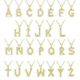 thumbnail image 2 of 14k Yellow Gold Letter G Diamond Initial Pendant Necklace (1/10cttw) with 18-inch chain by Diamond Wish, 2 of 3