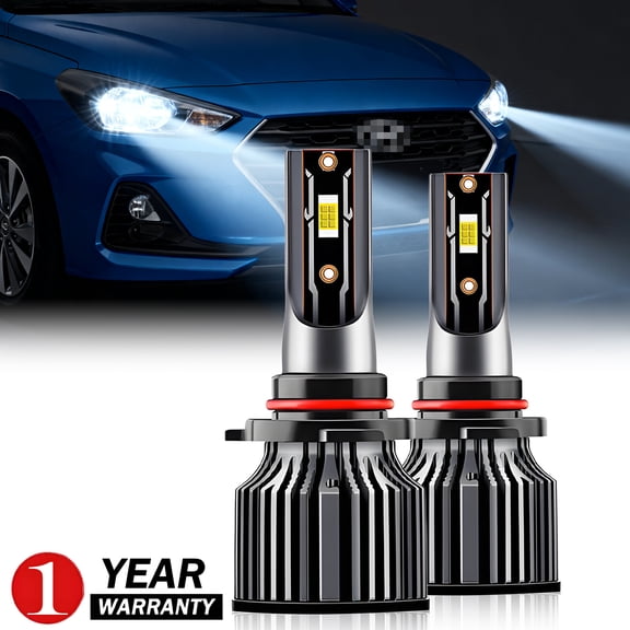 2X Front 6500K LED Headlight Bulbs for Hyundai Accent (With Projector Headlamps) 2018 2019 2020 High & Low