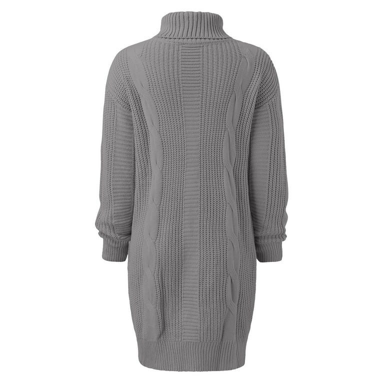 Sweaters Women'S Crewneck Long Sleeve Cable Knit Sweater
