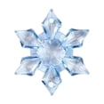thumbnail image 2 of Adornos Navideños de Copos de Nieve Acrílicos con Cristales Azules | Decoración para Fiestas, Bodas y Manualidades - 1 Unidad - 4,7 X 4,7 X 0,8 Cm, 2 of 6