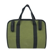 Canvas Log Carrier Bag, ed Durable Wood Tote, , Extra Large Firewood Holder with Handles for Camping