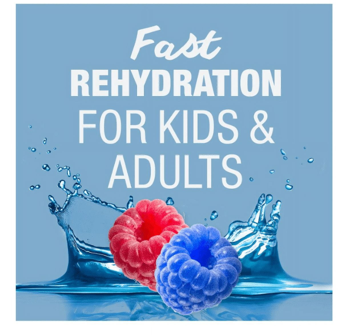 Pedialyte AdvancedCare Electrolyte Solution, 1 Liter, Hydration Drink, Blue Raspberry (Pack of 2)