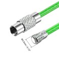 thumbnail image 4 of Unique Bargains 150mm Length PVC Coated Stainless Steel Keyring Loop Cable Green 6 Count, 4 of 6