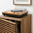 thumbnail image 3 of Modway Render Wood & Vinyl Record Display Stand with Hinged Door in Walnut, 3 of 9