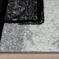 thumbnail image 3 of Paco Home Modern Black-White Area Rug with Abstract Paint Effect - 2'8" x 4'11" (3' x 5'), 3 of 5