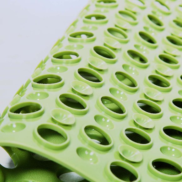 VERDANVERSE 1Ud Alfombrilla De PVC Verde Antideslizante Para Ducha Masajea Y Tus Pies