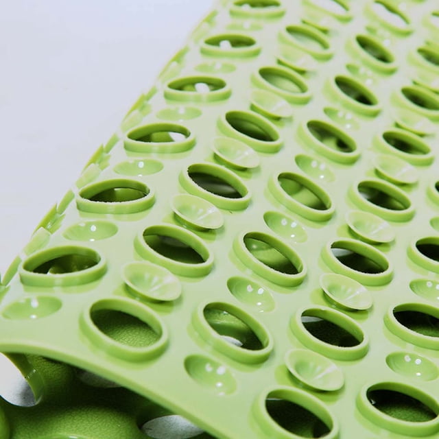 VERDANVERSE 1Ud Alfombrilla De PVC Verde Antideslizante Para Ducha Masajea Y Tus Pies