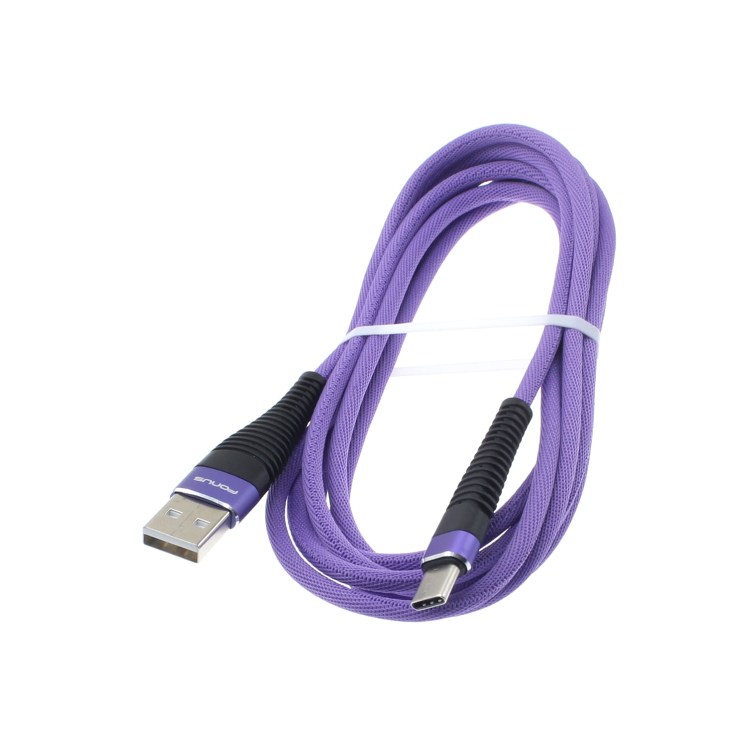 Purple 10ft Extra Long USB-C Cable for Samsung Galaxy A01 A10e A11 A21 A20 A50 A51 A71, S10/S20/S21/Plus/Ultra - Type-C Fast Charger Power Cord for Galaxy A02s A10e A10s A12 A20 A32 A42 A52 A72 5G