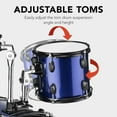 thumbnail image 6 of Best Choice Products 5-Piece Beginner Drum Set w/ Snare, Bass, Toms, Cymbal, Hi-Hat, Sticks, Drum Pedal - Dark Blue, 6 of 9