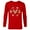 New Red, variant on Disney Mickey & Minnie Christmas Holiday Gingerbread Cookies - Long Sleeve T-Shirt for Men - Customized-New Red