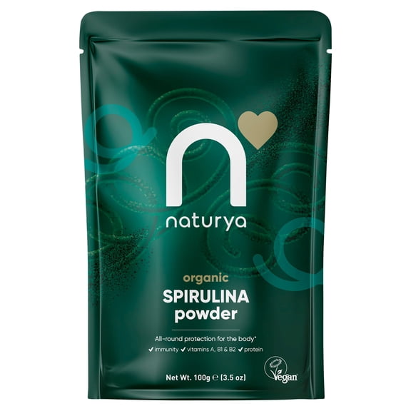 Naturya Organic Spirulina Powder 100G, Imported from Britain