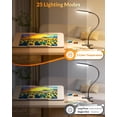 thumbnail image 4 of Lepower LED Clip on Reading Light with Gooseneck, Adjustable Brightness and Color, 4 of 4