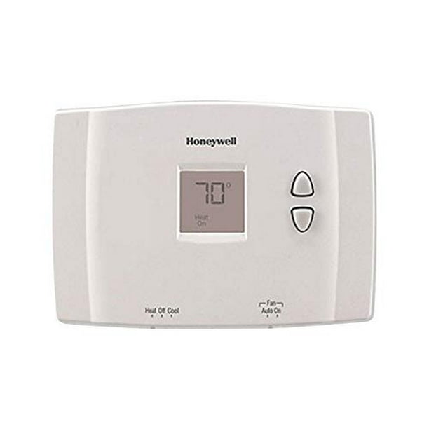 Honeywell Digital Thermostat Digital Heat Only Non Programmable Set Point 24 V Walmart Com Walmart Com