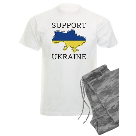 

CafePress - Support Ukraine - Men s Light Pajamas
