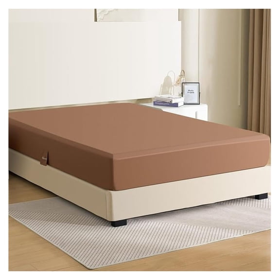 Queen Fitted Sheet 1000 Thread Count, Long-Staple Cotton - Deep Pocket, Dual-Lock Design