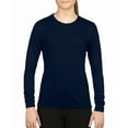 thumbnail image 2 of Gildan Lds L/S PerformT Navy, 2 of 2