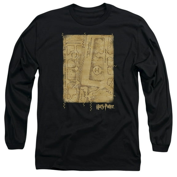 Harry Potter - Marauders Map Interior - Long Sleeve Shirt - Small