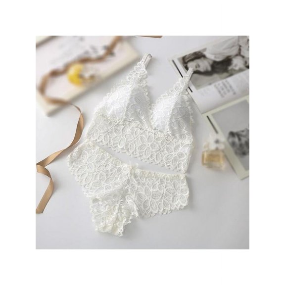 Womens Bra Set Comfort Strap Wire-Free Bra