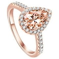 thumbnail image 1 of Rinsvye Engagement Round Cut Zircons Ring Packs Women Wedding Rings Jewelry Adjustable Rings for Teen Rings for Woman Full Women's Rings Ladies Ring, 1 of 7