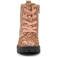 thumbnail image 5 of PORTLAND By Portland Boot Company Toddler & Kids Glitter Combat Boots, Sizes 7-5, 5 of 8