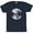 Navy, variant on The Upside Down Mike Dustin Eleven and Will Full Moon Bike Ride T-Shirt