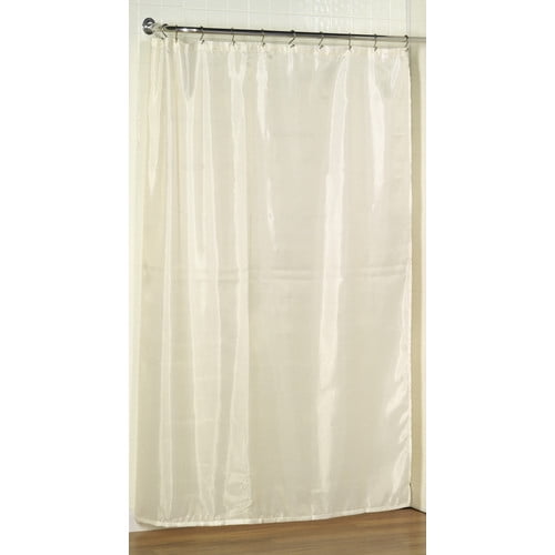 Extra Long (84'') Polyester Shower Curtain Liner in Ivory - Walmart.com