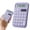 Purple, variant on Colorful Desktop Calculator, 12 Digit Basic with Tilt Stand Power Battery